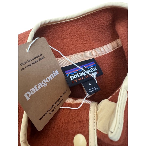 Patagonia Synchilla Snap-T Fleece Pullover Colorblock Women's Size Size NWT - Picture 4 of 4